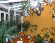 T27, Fehér műanyag télikert negyedköríves alaprajzzal cikkelyes tetővel és üvegfedéssel